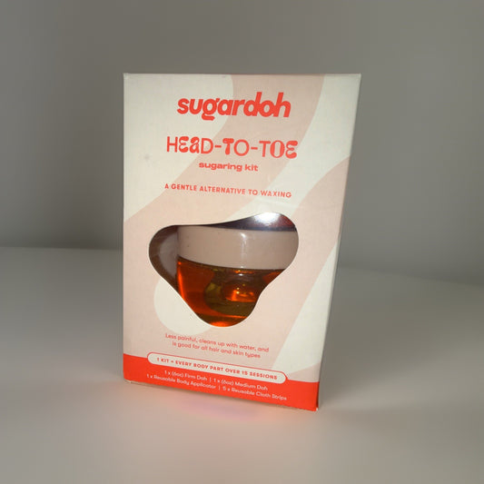 Sugardoh Head-to-Toe Sugaring Paste Kit 5-Piece Hair Removal Set, Free Shipping