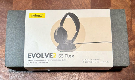 Jabra Evolve2 65 Flex With Noise Cancellation Certified For Microsoft Teams
