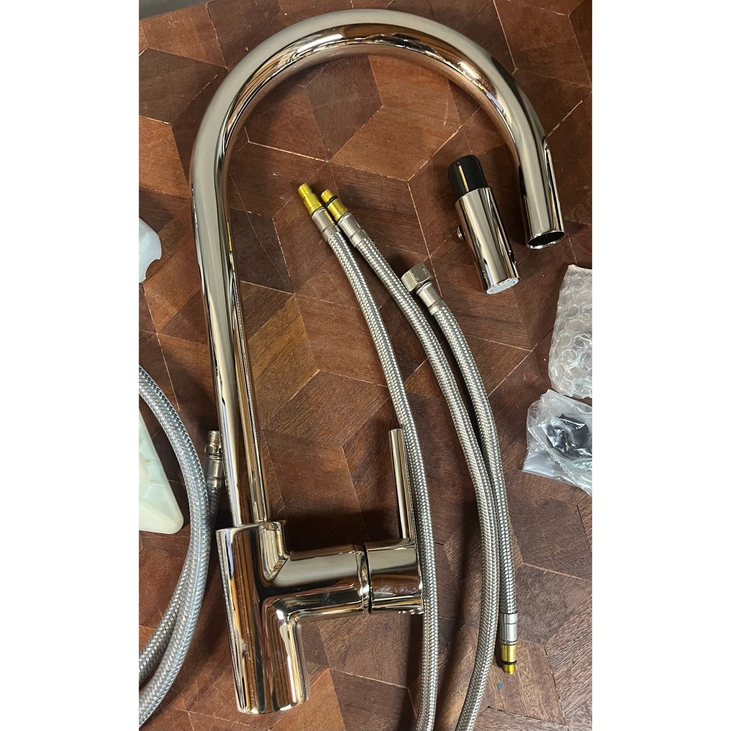 Rohl CY57L-PN-2 Pirellone Single Hole Pull Down Kitchen Faucet -polished Nickel
