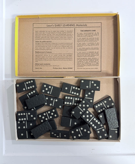 Vintage Lauri Rubber Dominoes -2412
