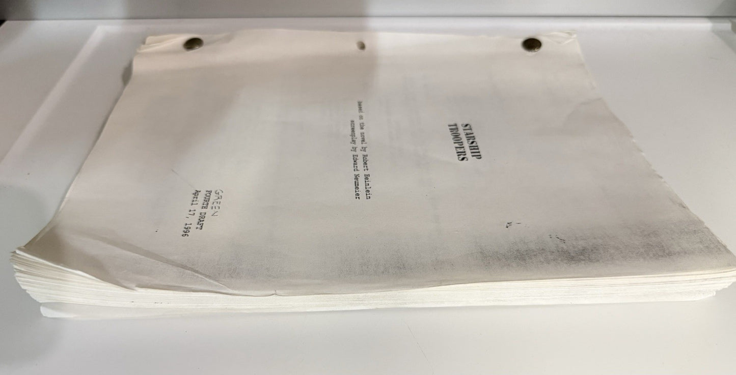 StarShip Troopers - Fourth Draft April 17, 1996