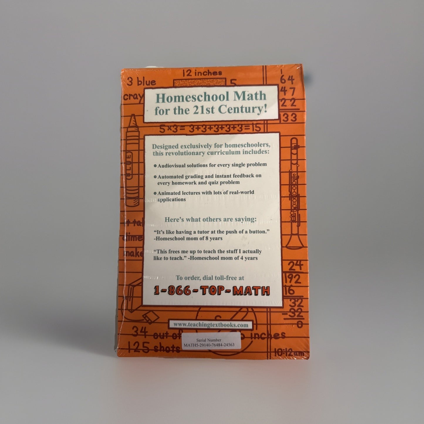 Teaching Textbooks Math 5 CD-ROM Set- (Sealed)