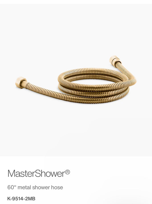 Combo - Kohler Artifacts K-76519-4-2MB Widespread Bridge Kitchen Faucet Moderne Brass - k-9514-2mb shower master shower hose