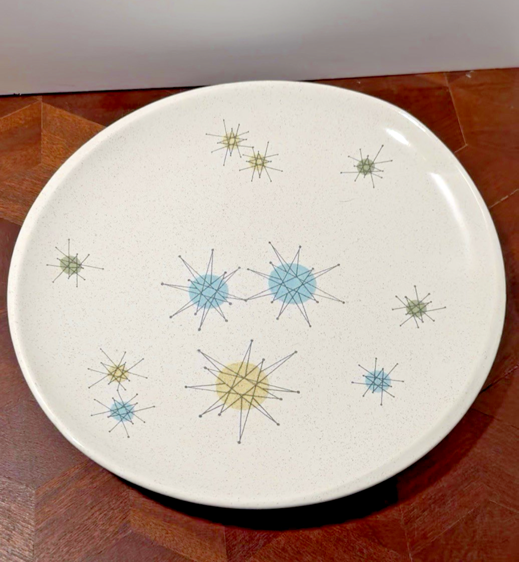 Franciscan Starburst Atomic Dinnerware Set Museum Grade 44pc Ultra Rare Mint
