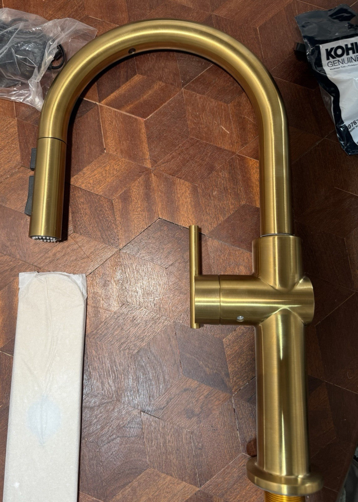 Kohler K-22974-2MB Kitchen Faucet Vibrant Brushed Moderne Brass