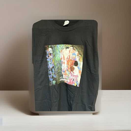 Klimt “Death and Life” T-Shirt – Black – Immersive Art Experience Tee