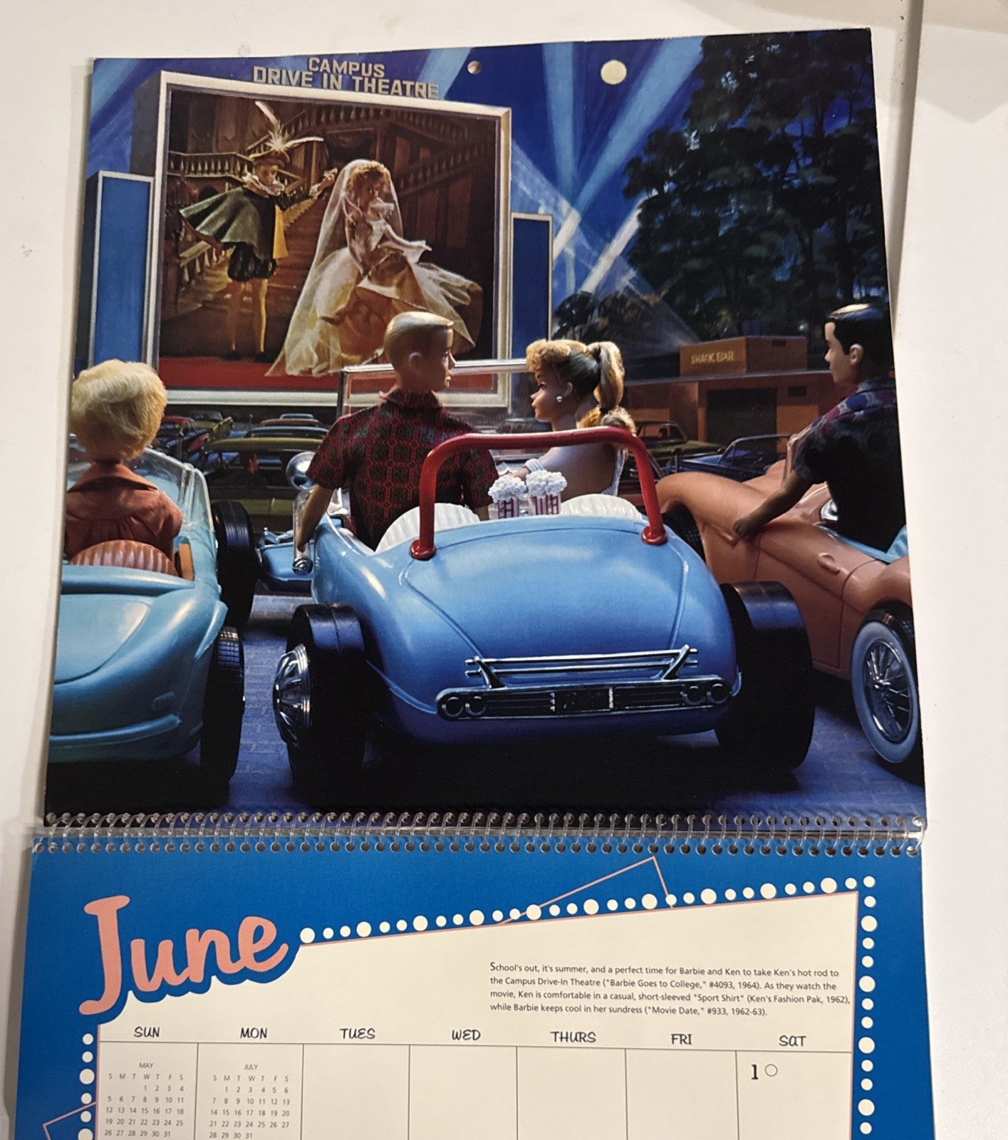 Barbie by Hallmark Vintage 1996 Calander New Not Marked