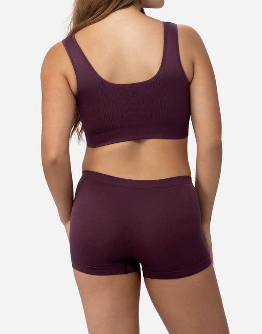 Underoutfit Smoothing at Waist Boyshort - 330,  size Small Plum