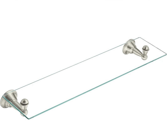 Moen DN6890BN Sage Decorative Glass Vanity Shelf 22.75" x 5" Brushed Nickel