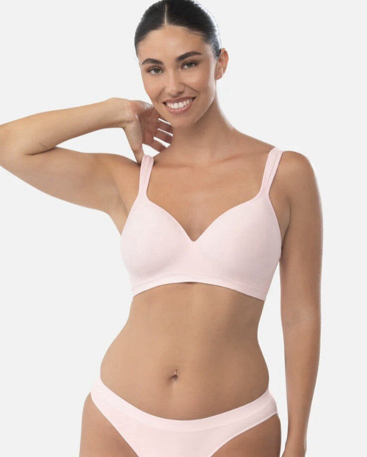 Underoutfit- 460 The Perfect Neckline Bra, size 2XL crystal rose