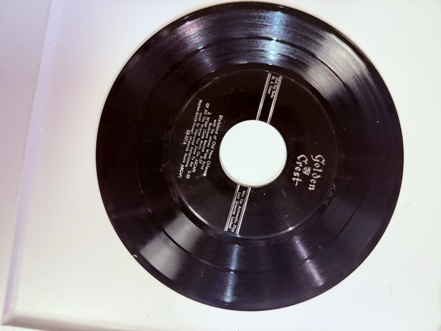 LOU CARTER: louie's love songs GOLDEN CREST 7" EP 45 RPM