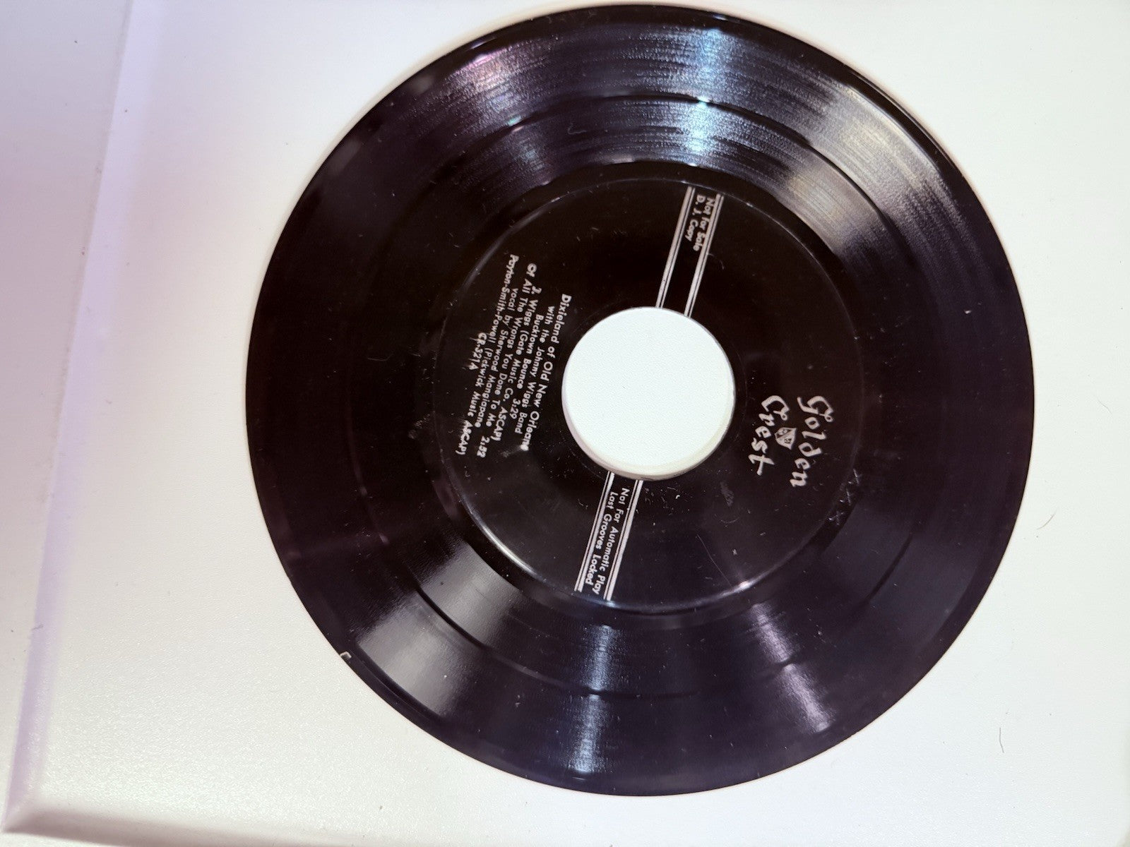 LOU CARTER: louie's love songs GOLDEN CREST 7" EP 45 RPM