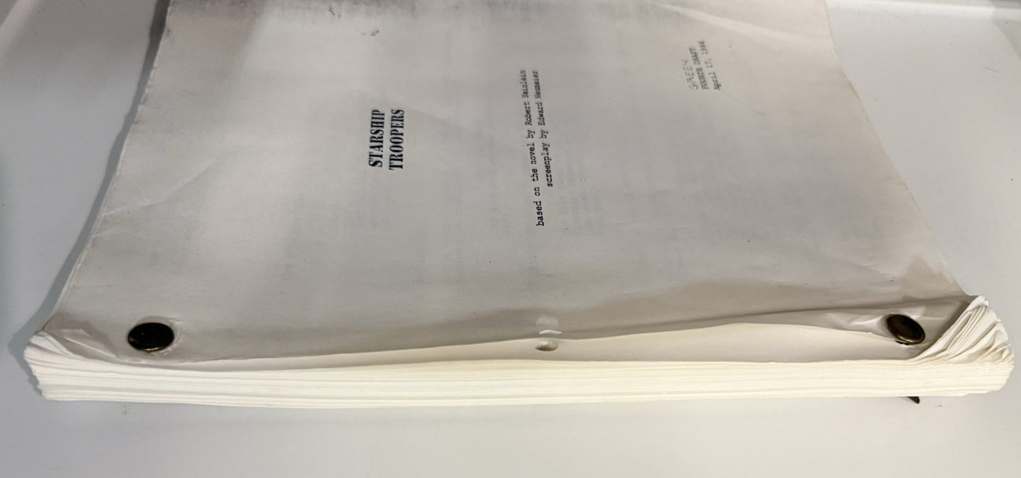 StarShip Troopers - Fourth Draft April 17, 1996