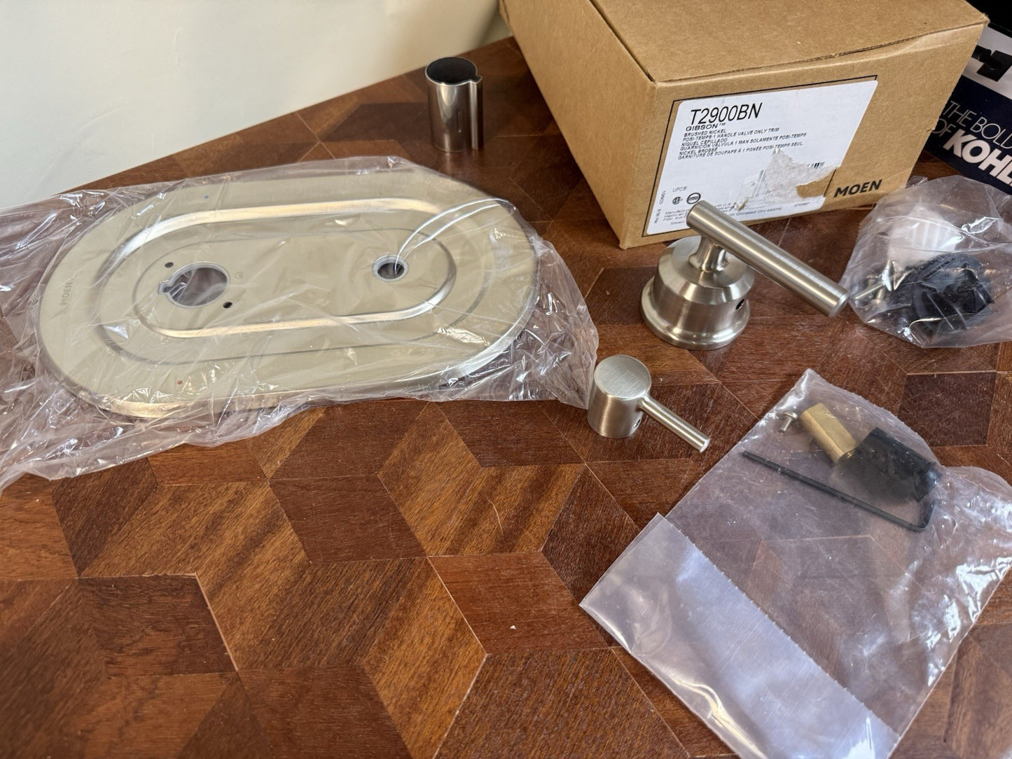 Moen T2900BN Gibson 3 Function Pressure Balanced Valve Trim Only Brushed Nickel
