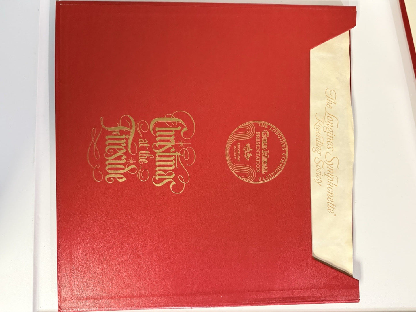 Christmas At The Fireside 4× Vinyl LP Records Box Set  Gold Medal Recording