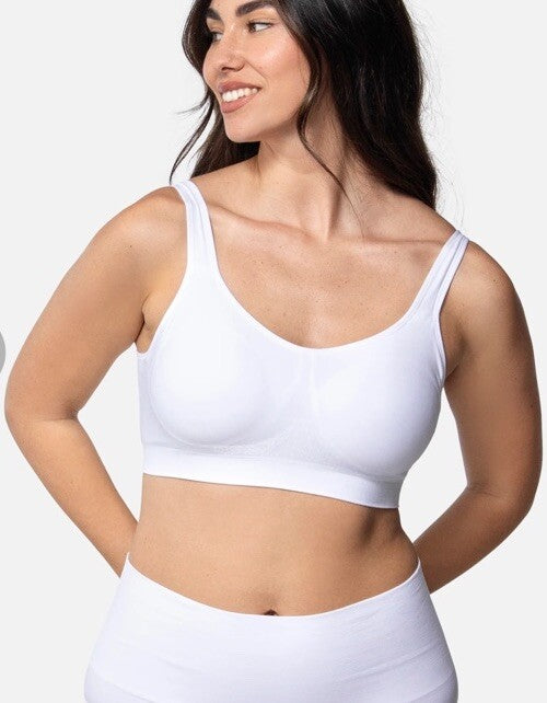 Underoutfit The Comfort Shaping Bra w/ adjustable straps 459- size Medium, white