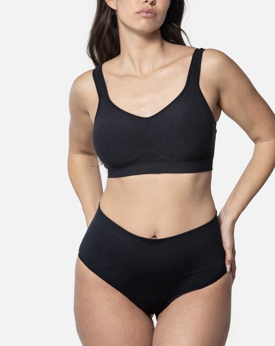 Underoutfit Smoothing at Waist Brief - 308, size XL Black