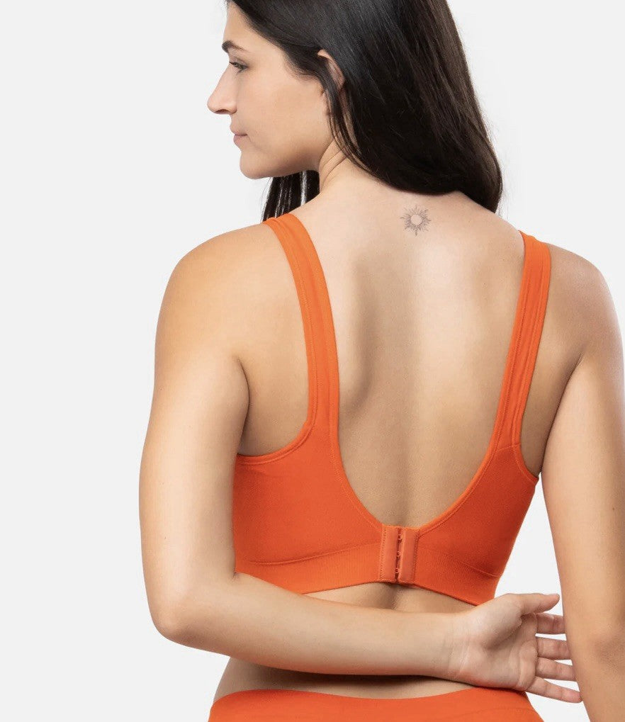 Underoutfit Comfort Shaping  Bra -457, size Large orange