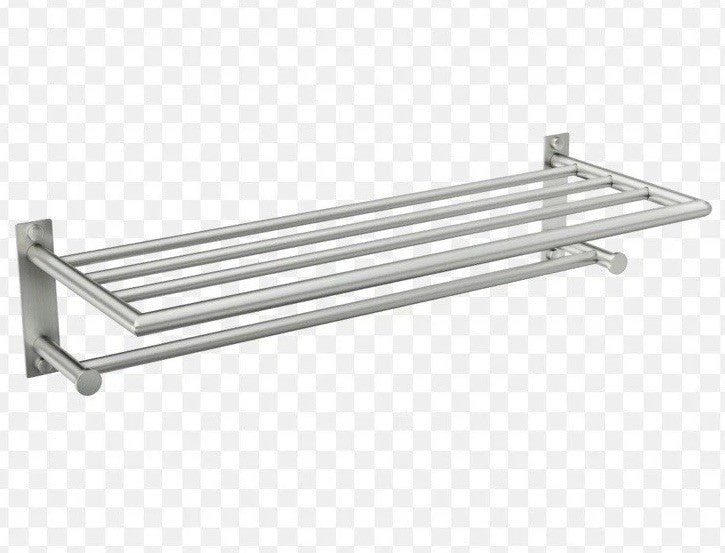 Moen Arlys Y5794BN Brushed Nickel 24” Towel Shelf – Modern Bath Storage