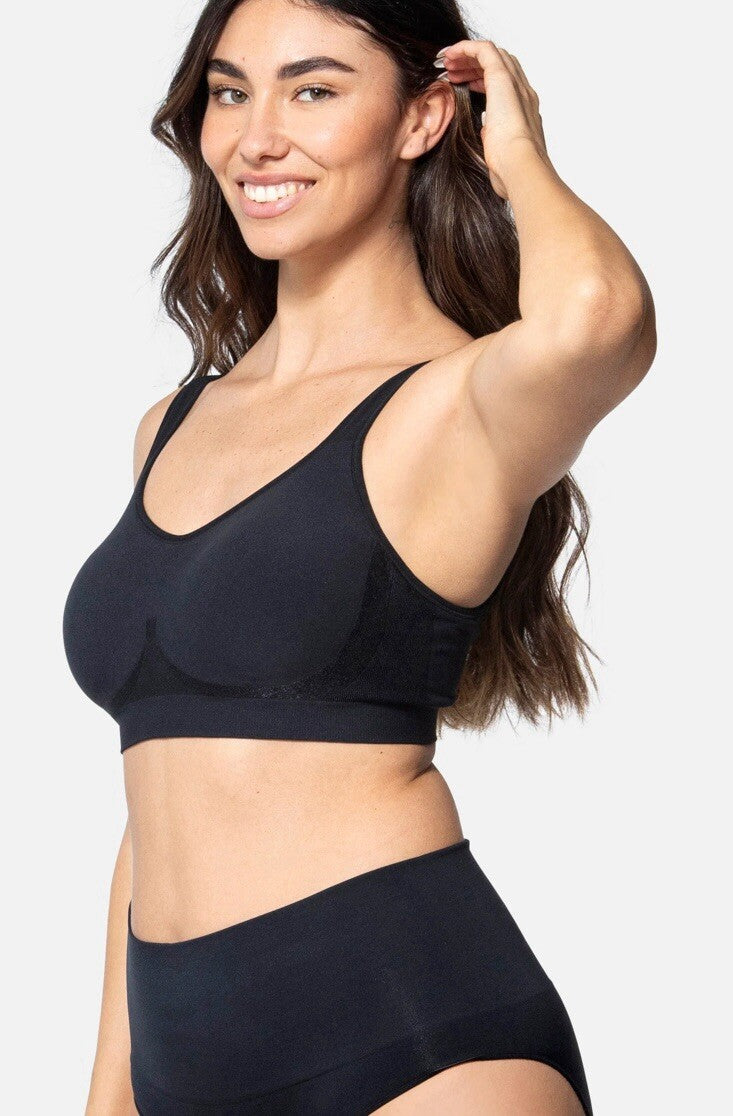UNDEROUTFIT Comfort Shaping Bra -457 Black Size LARGE