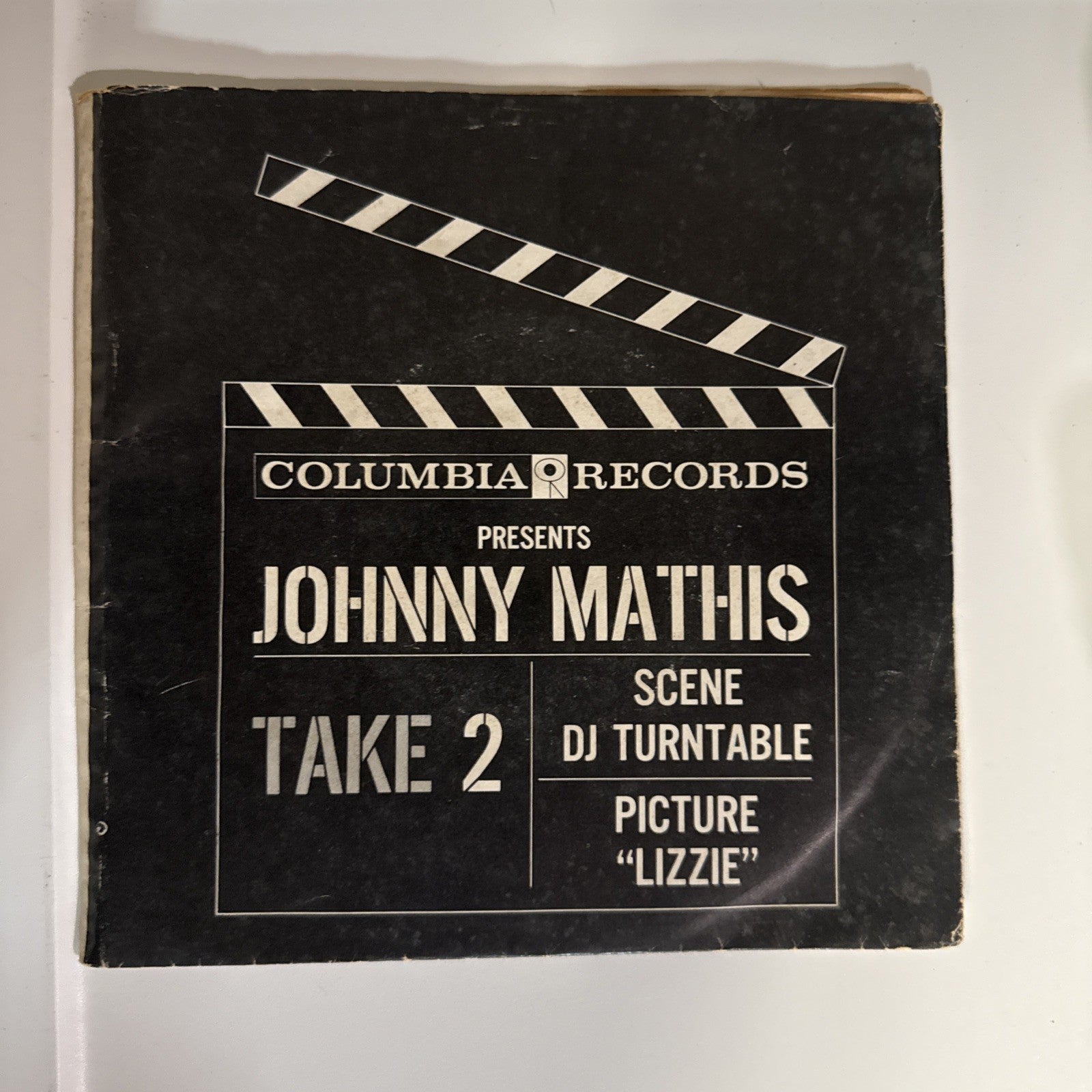 Rare-Johnny Mathis Take 2 Lizzy DJ Promo 45- not released to the public