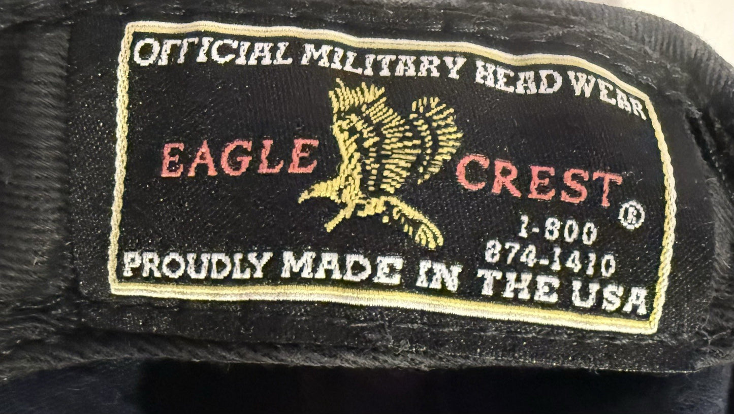Vintage Top Gun Trucker Hat Baseball Cap Snapback Eagle Crest Made in USA