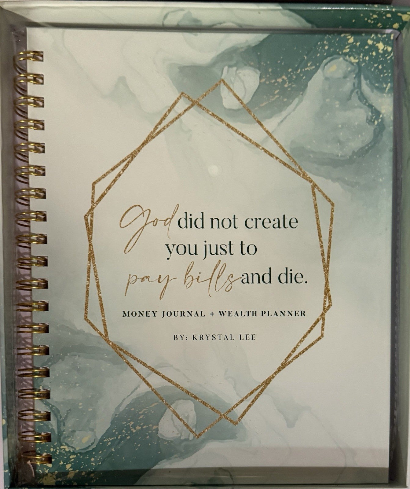 New -Faith Based Money Journal + Wealth Planner with Calendar