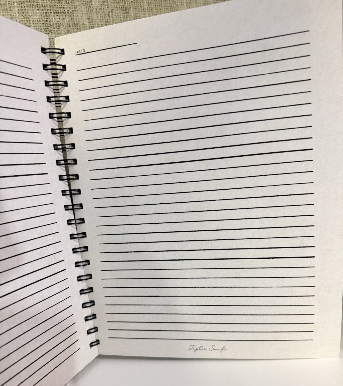 Taylor Swift Speak Now Taylor’s Version Spiral Notebook Journal Preowned BLANK