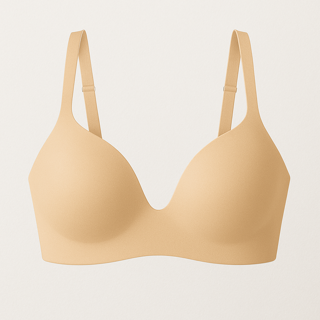 Underoutfit- 460 The Perfect Neckline Bra, size Large - Sand
