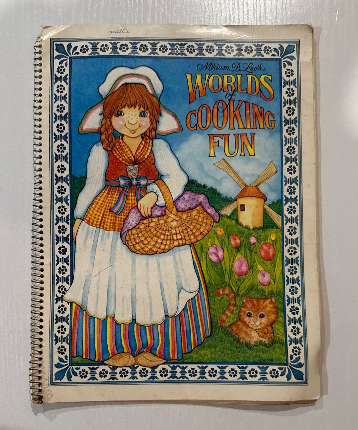 Miriam B. Loo's Worlds of Cooking Fun Cookbook for Children 1981 VINTAGE COOKING