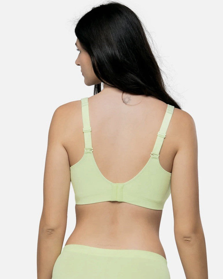 Underoutfit- 460 The Perfect Neckline Bra, size Large Lime GREEN