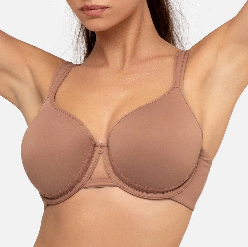 Underoutfit The Ultimate Coverage Bra -1235 Mocha Mousse, Size 42C