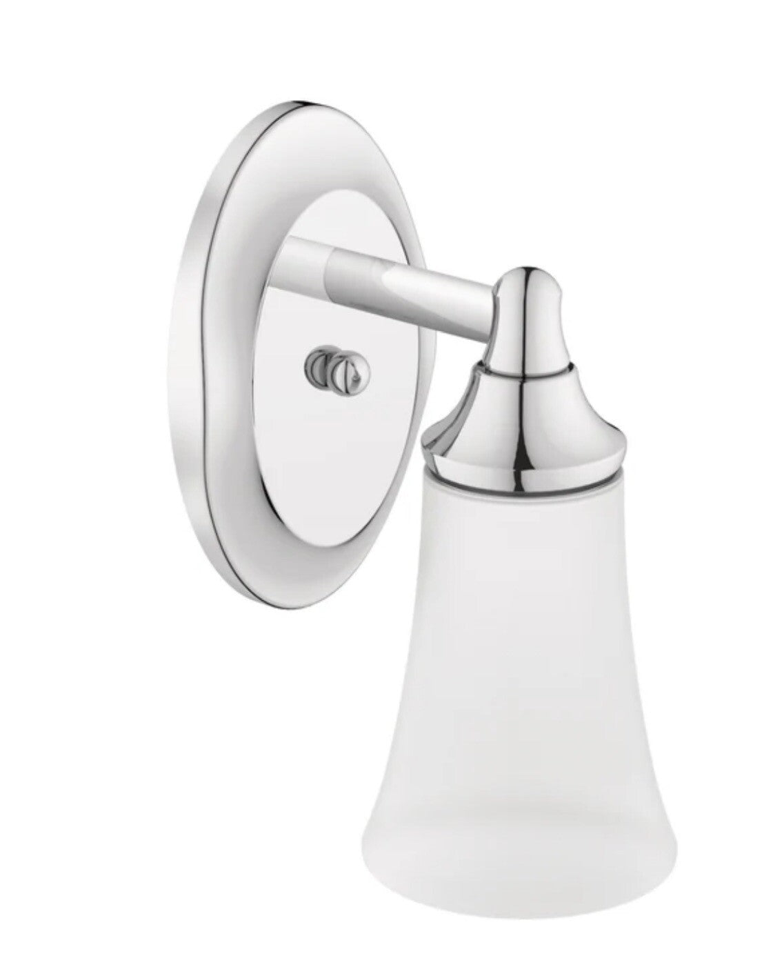 MOEN Eva YB2861CH Single Bulb Light Fixture, Chrome – Modern Bathroom Lighting