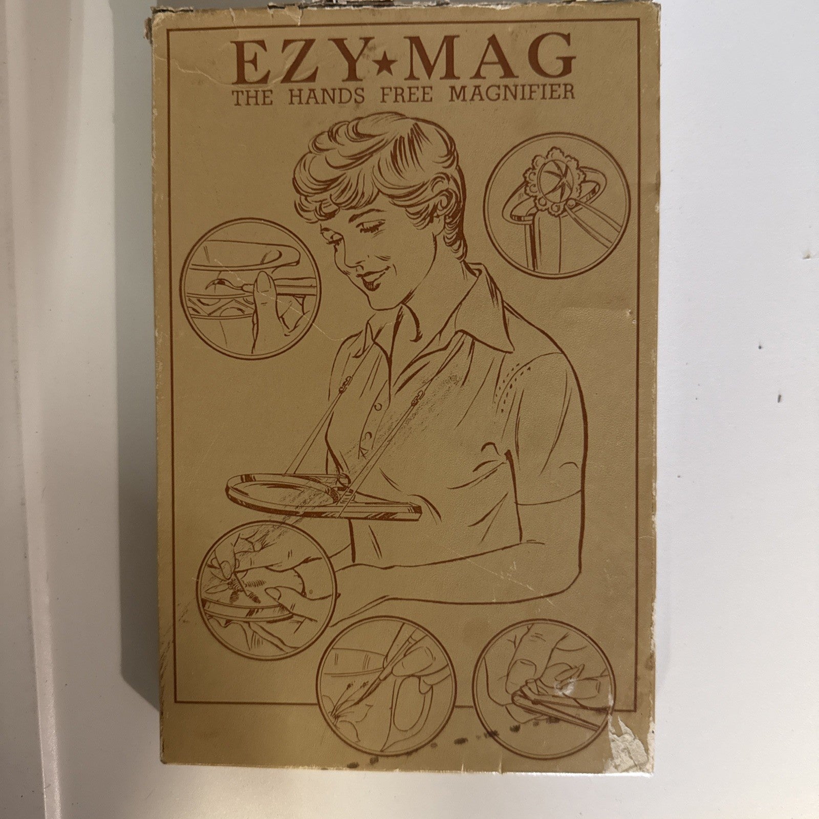 VINTAGE EZY MAG, HANDS FREE MAGNIFIER