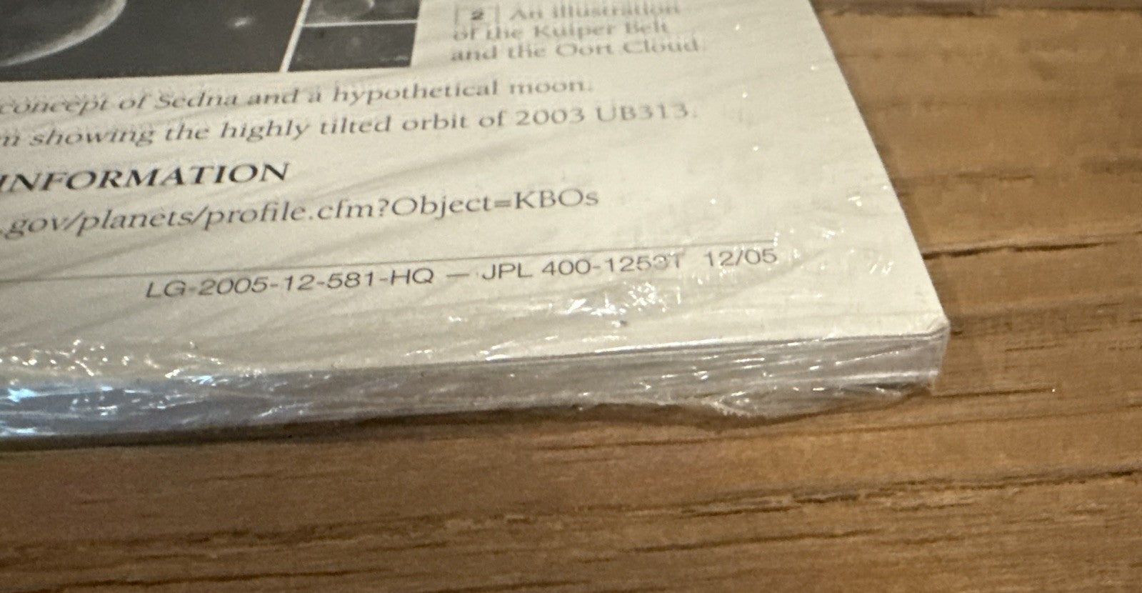 NASA Our Solar System Educational 19 Lithograph Set 11 x 8.5" NEW SEALED 2005