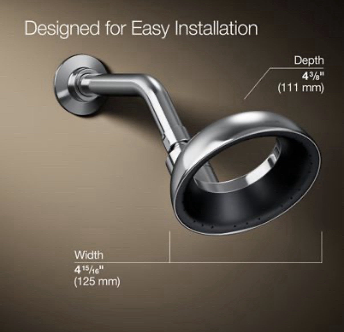 Kohler Statement 20999-CP VES Single-Function Showerhead 1.5 GPM Polished Chrome