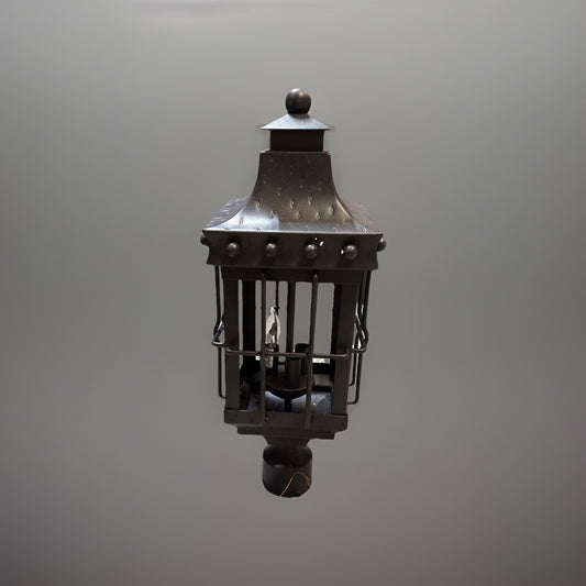 Maxim Nantucket 3-Light Post Lantern 30080CDCF – Seedy Glass, Country Forge 📺 ✨