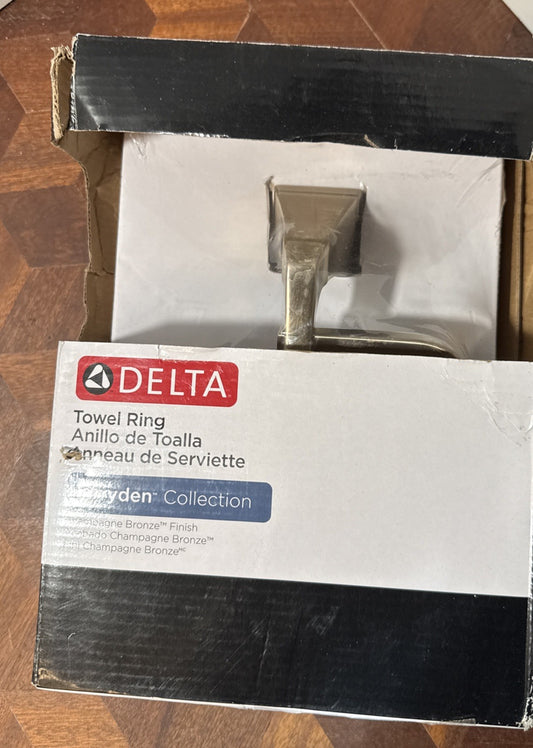 Delta 75146-CZ Dryden Towel Ring - Champagne Bronze