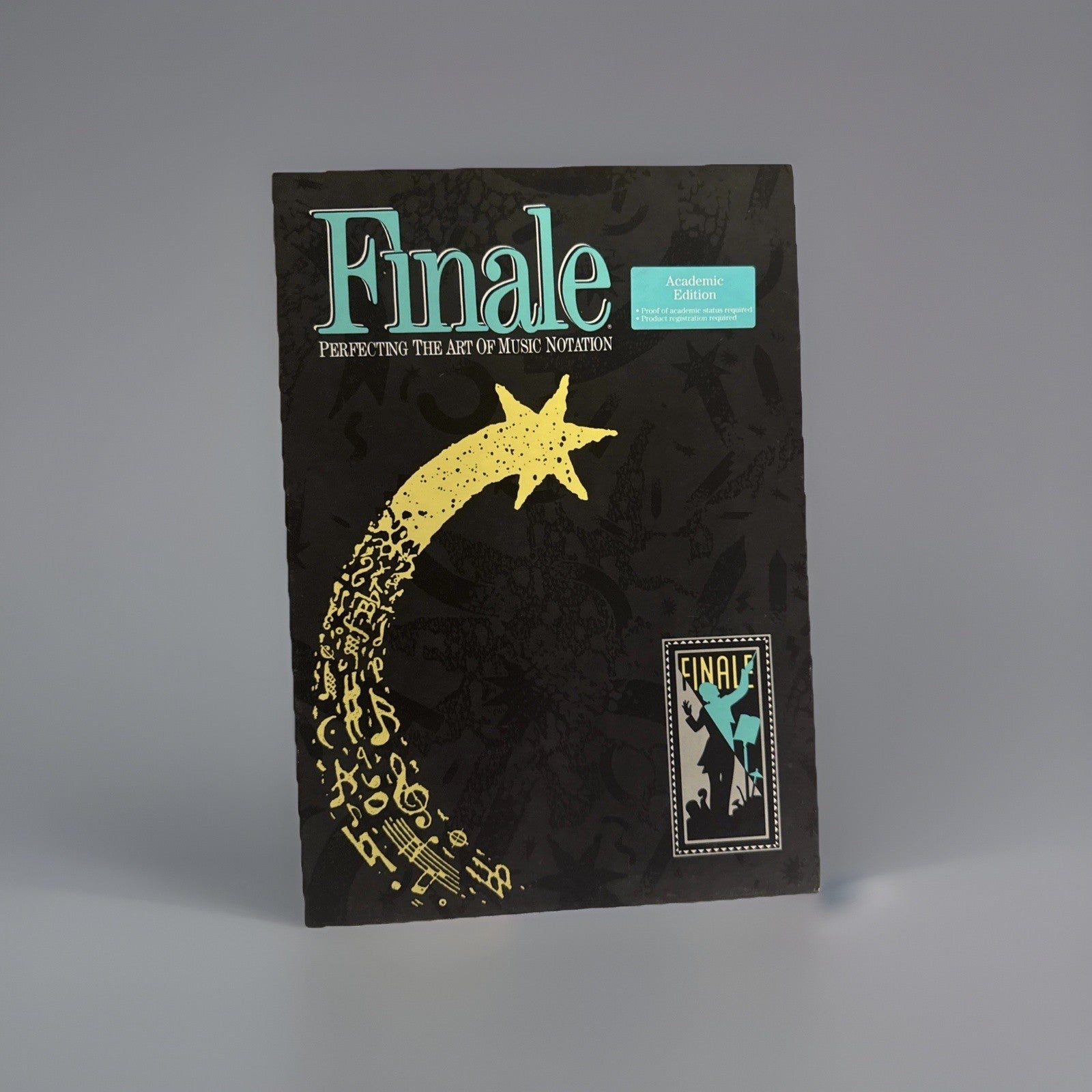 1998 MAC Finale Music Notation ACADEMIC EDITION Macintosh Big Box CODA SOFTWARE 