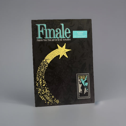 1998 MAC Finale Music Notation ACADEMIC EDITION Macintosh Big Box CODA SOFTWARE 