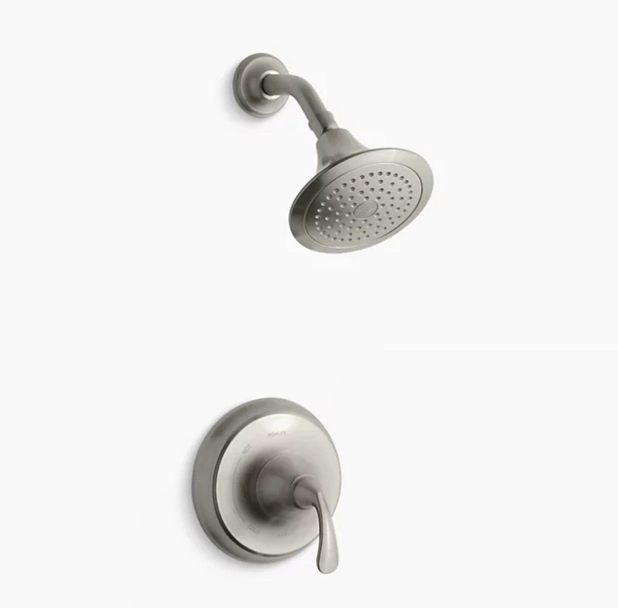 Kohler Forte Shower Trim – Sculpted – Vibrant Brushed Nickel – TS10276-4-BN