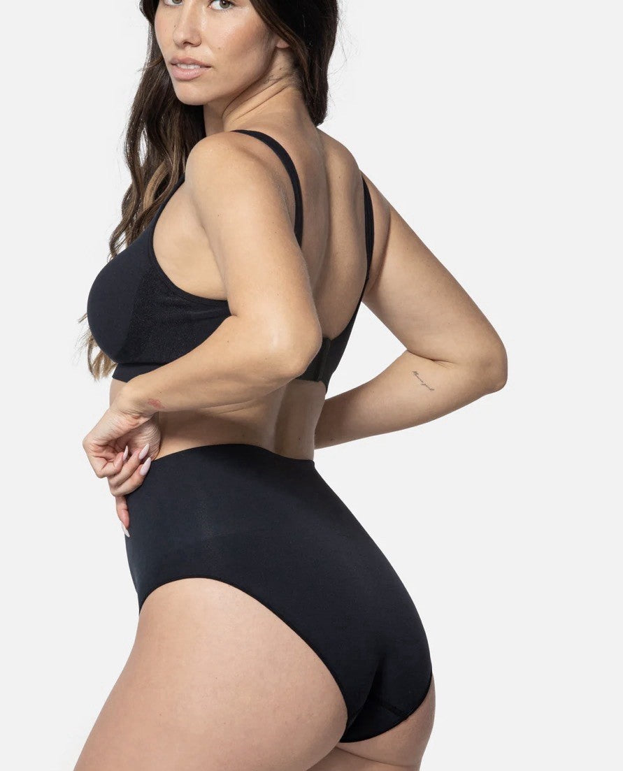 Underoutfit Smoothing at Waist Brief - 308, size XL Black