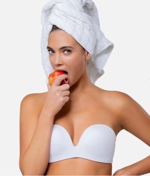 Underoutfit The No Strings Attached Bra- 1248,  Size XL -White