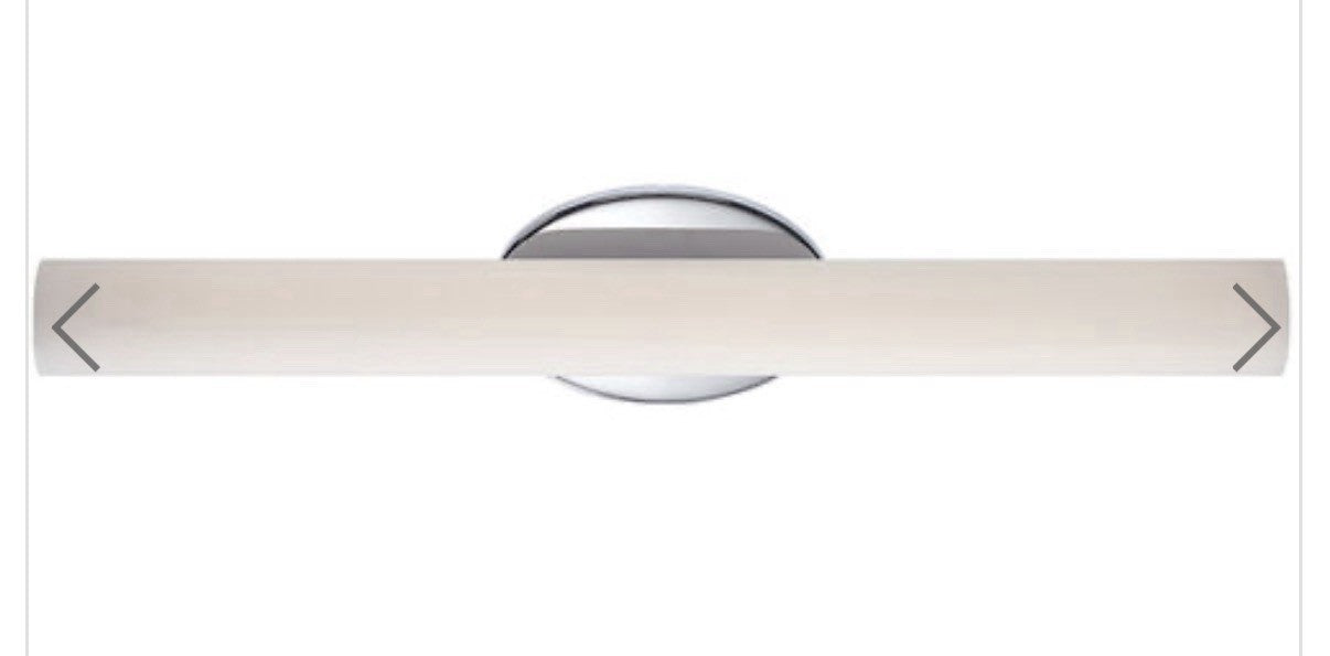 Modern Forms Loft 1Lt 24" LED Bathroom Vanity/2700K, Chrome - WS-3624-27-CH
