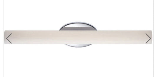 Modern Forms Loft 1Lt 24" LED Bathroom Vanity/2700K, Chrome - WS-3624-27-CH