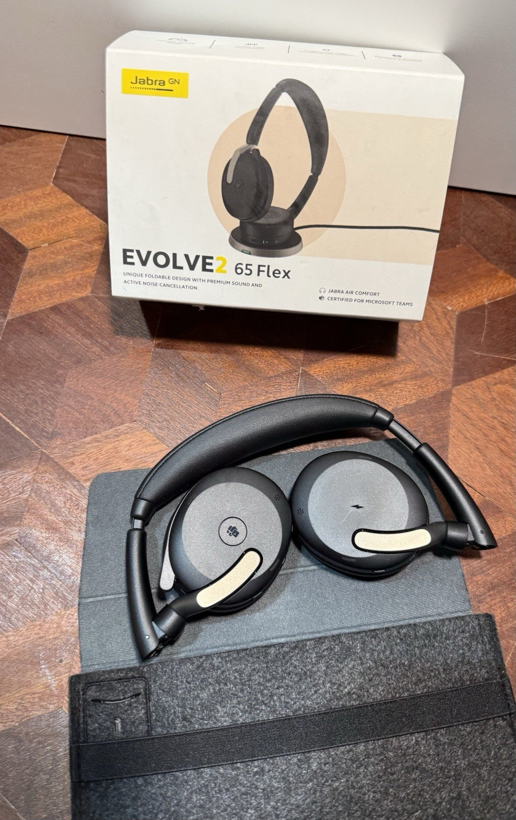 Jabra Evolve2 65 Flex With Noise Cancellation Certified For Microsoft Teams