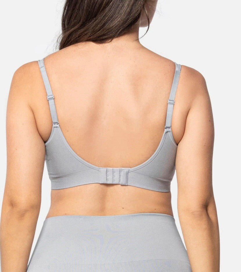 Underoutfit  Comfort Shaping Bra W/ Adjustable Straps- 459 Gray Size 3xL
