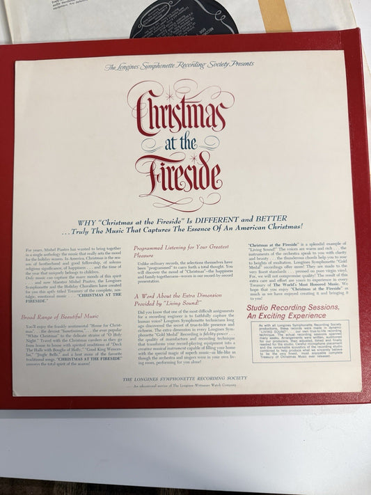 Christmas At The Fireside 4× Vinyl LP Records Box Set  Gold Medal Recording