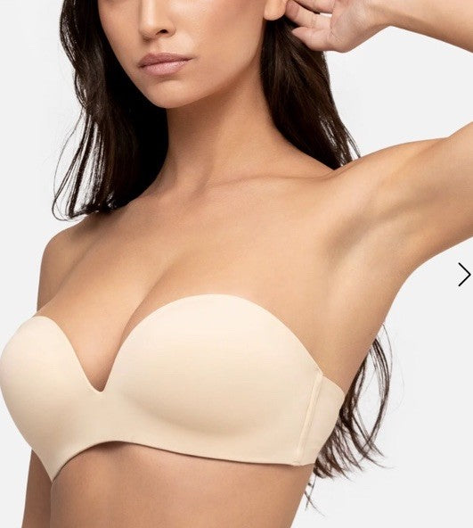 Underoutfit The No Strings Attached Bra- 1248,  Size 2xl -Sand