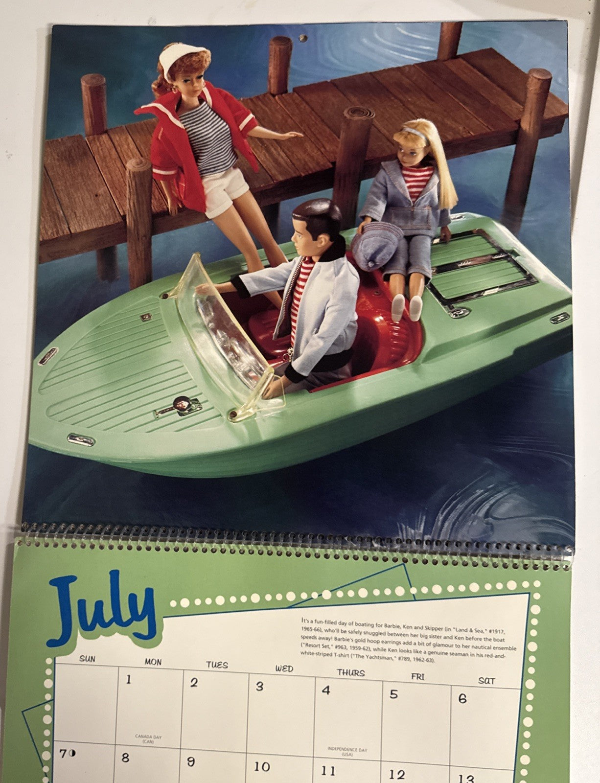 Barbie by Hallmark Vintage 1996 Calander New Not Marked